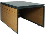 MCW Xl-M&auml;hroboter-Garage, Eiche Artisan, Anthrazit, Kunststoff, 70x43x90 cm,