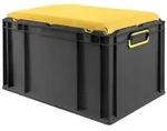 Proregal Eurobox, Schwarz, Kunststoff, Rechteckig, 40x36.5x60 cm, Ordnen &