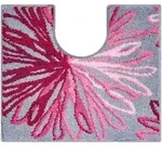 Grund Wc-Vorleger Grund, Lila, Textil, Blume, rechteckig, 50x60 cm, Oeko-Tex&reg;