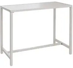 MCW Stehtisch, Beige, Metall, 130x105x65 cm, Esszimmer, Barm&ouml;bel, Bartische