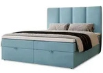 Marpur Boxbett, Blau, Kunststoff, H&ouml;he ca. 12 cm, 200x200 cm, Oeko-Tex&reg; Standard