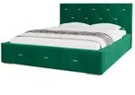 Marpur Polsterbett, Gr&uuml;n, Metall, 140x200 cm, Oeko-Tex&reg; Standard 100, Schlafzimmer,