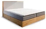 Masseno Boxbett, Beige, Holz, H2 + H3, 180x200 cm, Schlafzimmer, Betten,