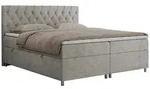 Boxbett, Hellgrau, Textil, 2-Sitzer, H3, 7-Zonen, Rechteckig, 140x200 cm,...