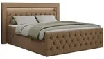 MKS Boxbett, Braun, Textil, 2-Sitzer, H3, Rechteckig, 200x200 cm, Schlafzimmer,