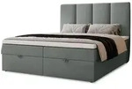 Marpur Boxbett, Grau, Kunststoff, H&ouml;he ca. 12 cm, 140x200 cm, Oeko-Tex&reg; Standard