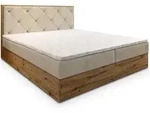 Masseno Boxbett, Beige, Holz, H2 + H3, 160x200 cm, Schlafzimmer, Betten,