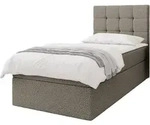 Mirjan24 Boxbett, Hellbraun, Kunststoff, H&ouml;he ca. 19 cm, Rechteckig, 80x200 cm,