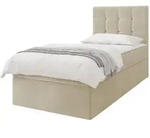 Mirjan24 Boxbett, Natur, Kunststoff, H&ouml;he ca. 19 cm, Rechteckig, 90x200 cm,