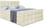 Altdecor Boxspringbett, Beige, Holzwerkstoff, H&ouml;he ca. 38 cm, 180x200 cm,