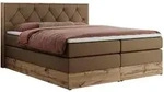 MKS Boxspringbett, Braun, Textil, 2-Sitzer, H3, Rechteckig, 180x200 cm,...