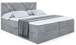 Altdecor Boxbett, Grau, Holzwerkstoff, H&ouml;he ca. 20 cm, 140x200 cm,...