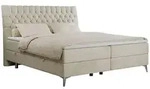 MKS Boxbett, Beige, Textil, 2-Sitzer, H4, Rechteckig, 180x200 cm, Schlafzimmer,