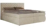 MKS Boxbett, Beige, Textil, 2-Sitzer, H3, Rechteckig, 140x200 cm, Oeko-Tex&reg;,