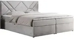 Boxbett, Hellgrau, Textil, 2-Sitzer, H4, 7-Zonen, Rechteckig, 140x200 cm,...
