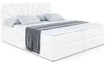 Altdecor Boxbett, Wei&szlig; Hochglanz, Holzwerkstoff, H&ouml;he ca. 20 cm, 140x200 cm,