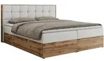 MKS Boxbett, Wei&szlig;, Holz, 2-Sitzer, H3, 7-Zonen, Rechteckig, 160x200 cm,
