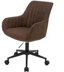MCW B&uuml;rostuhl, Braun, Textil, 58x87x58 cm, Arbeitszimmer, B&uuml;rost&uuml;hle, Drehst&uuml;hle