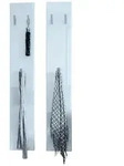 Vladon Garderobenpaneel, Wei&szlig; Hochglanz, Holzwerkstoff, 24x140x2 cm, Garderobe,