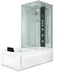 AcquaVapore by Sandra Jentho Dusche, Wei&szlig;, Glas, Kunststoff, Metall,...