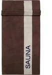 Cawoe Saunatuch, Braun, Textil, 80x200 cm, Freizeit, Wellness, Saunat&uuml;cher