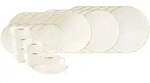 Seltmann Weiden Kombiservice, Creme, Gold, Keramik, 30-teilig, Rund, 24x18.1x43 cm,