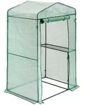 Hattoro Foliengew&auml;chshaus, Wei&szlig;, Kunststoff, 146x204x73 cm, Gartenzubeh&ouml;r,