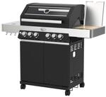 R&ouml;sle Gasgrill Videro G4-Sb Vario+, Schwarz, Metall, 57x118x138 cm, Deckel mit