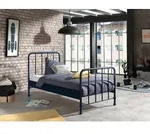 Vipack Kinder-/Juniorbett, Blau, Metall, 90x200 cm, Kinder- & Jugendzimmer,