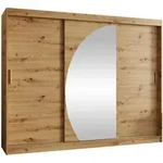 Mirjan24 Schwebet&uuml;renschrank, Eiche Artisan, Holzwerkstoff, Rechteckig,...