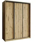 Masseno Schwebet&uuml;renschrank, Eiche Artisan, Holzwerkstoff, 9 F&auml;cher, 4...