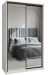 Masseno Schwebet&uuml;renschrank, Wei&szlig;, Holzwerkstoff, 5 F&auml;cher, 2 Schubladen,