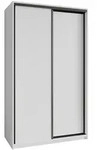 Masseno Schwebet&uuml;renschrank, Wei&szlig;, Holzwerkstoff, 5 F&auml;cher, 2 Schubladen,