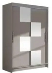 Mirjan24 Kleiderschrank, Kaschmir, Holzwerkstoff, Rechteckig, 120x200x58 cm,