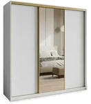 Masseno Schwebet&uuml;renschrank, Wei&szlig;, Holzwerkstoff, 9 F&auml;cher, 4 Schubladen,
