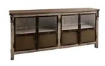 Massivmoebel24 Sideboard, Braun, Holz, Echtholz,Mangoholz, 1 F&auml;cher, Rechteckig,