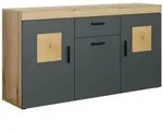 Trendteam Sideboard, Anthrazit, Holzwerkstoff, 160x86x42 cm, Wohnzimmer, Kommoden &