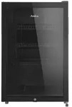 Amica Getr&auml;nkek&uuml;hlschrank, Schwarz, Metall, Glas, 54.5x84x54 cm, K&uuml;chen,