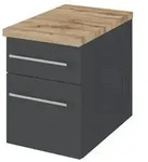 Xora Unterschrank, Grau, Holzwerkstoff, 1 Schublade(n) Schubladen, 30x41x47 cm, Made