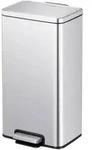 Fackelmann Abfalleimer Chicago, Edelstahl, Kunststoff, 30 L, 33.3x61.7x30.2 cm,