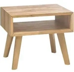 Hasena Nachtschrank, Eiche Bianco, Holz, Eiche, massiv, 50x42x41 cm, Holzm&ouml;bel,