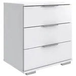 Livetastic Nachtschrank Wimex Easy Plus C, Wei&szlig;, Kunststoff, 3 Schublade(n)