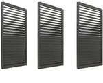 MCW Schiebet&uuml;r, Anthrazit, Metall, 272x206x11 cm, Sonnen- & Sichtschutz, Pavillons &