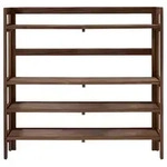 Tikamoon B&uuml;cherregal, Braun, Holz, 110x105x35 cm, Wohnzimmer, Regale, B&uuml;cherregale