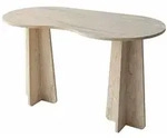 Calicosy Schreibtisch, Beige, Holzwerkstoff, 60x75x8.5 cm, Arbeitszimmer,