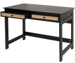 MCW Schreibtisch, Schwarz, Holz, 110x78x60 cm, Arbeitszimmer, Schreibtische,