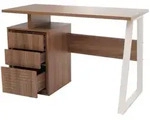 MCW Schreibtisch, Braun, Holz, 118x77x58 cm, Arbeitszimmer, Schreibtische,