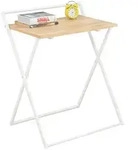 SoBuy Schreibtisch, Wei&szlig;, Holzwerkstoff, 63x77x45 cm, Arbeitszimmer,...