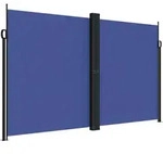 furnicato Seitenmarkise, Blau, Textil, Rechteckig, 600x200x600 cm, Sonnen- &