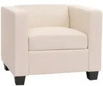 MCW Sessel, Wei&szlig;, Textil, 86x70x75 cm, Wohnzimmer, Sessel, Polstersessel
